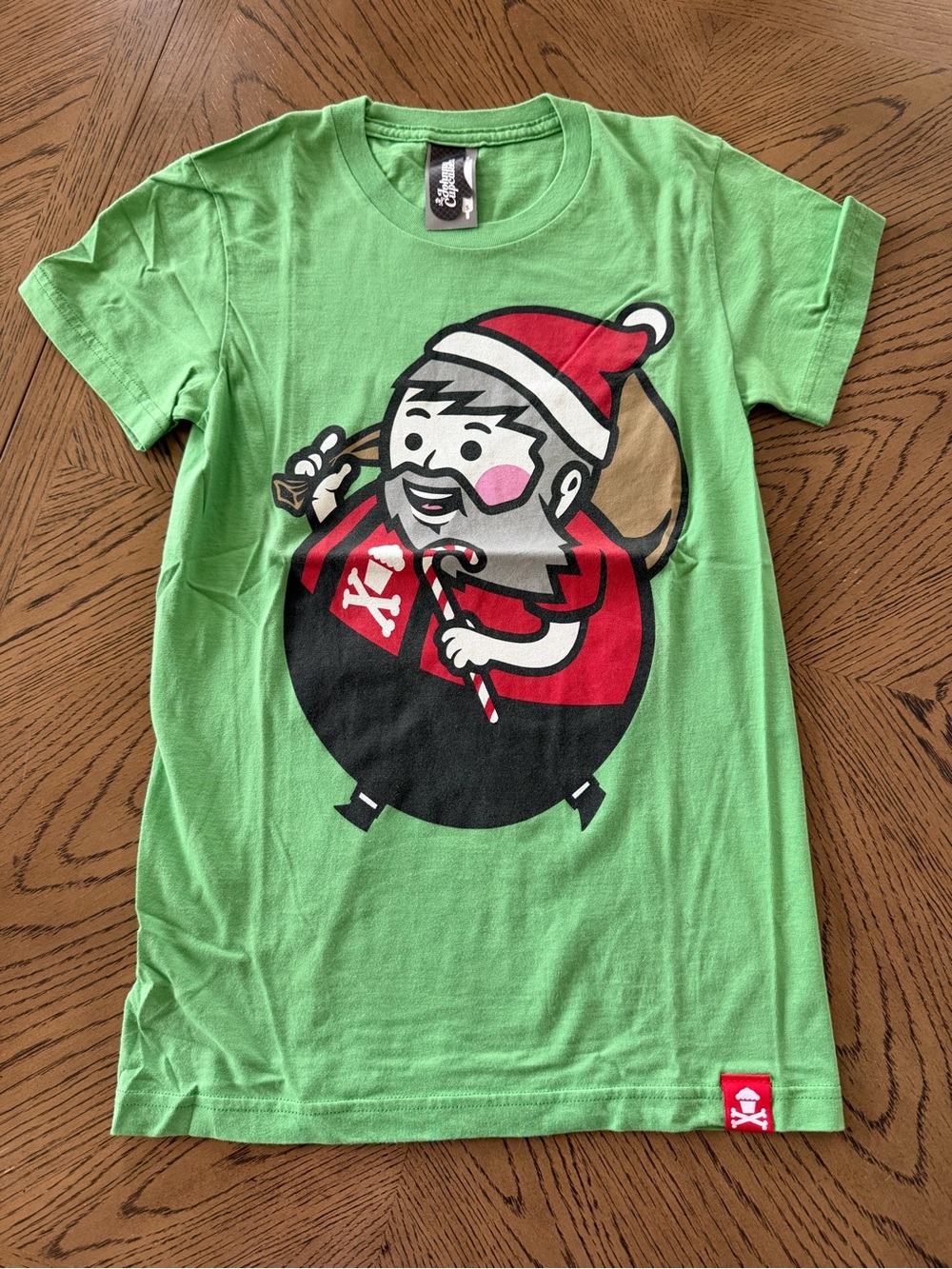 RARE!!! - Women’s Johnny Cupcakes Good Santa Tee